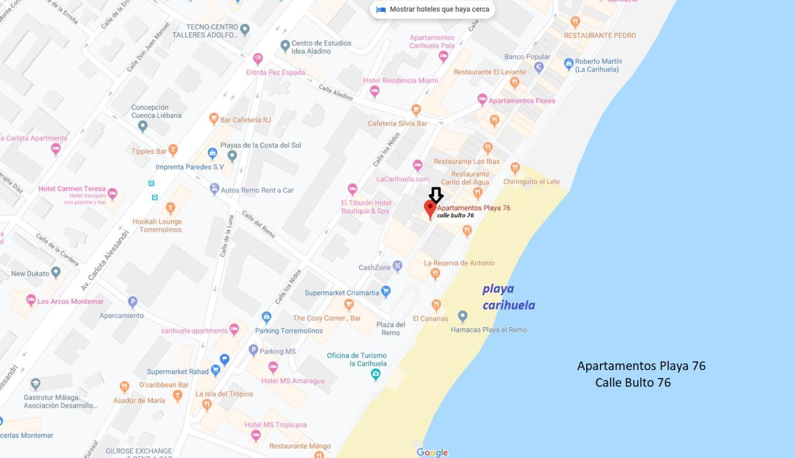 טורמולינוס Sunsands Studio 1ºb Playa76 Carihuela מראה חיצוני תמונה